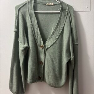 Sage green Sweater. Size Large